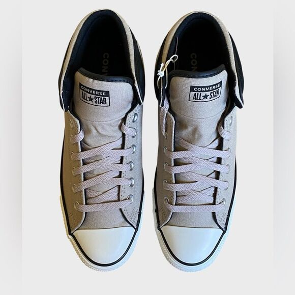 NWB Converse Chuck Taylor All Star High Street Mid Men 10.5 Wm12.5 Papyrus Black - Picture 5 of 15